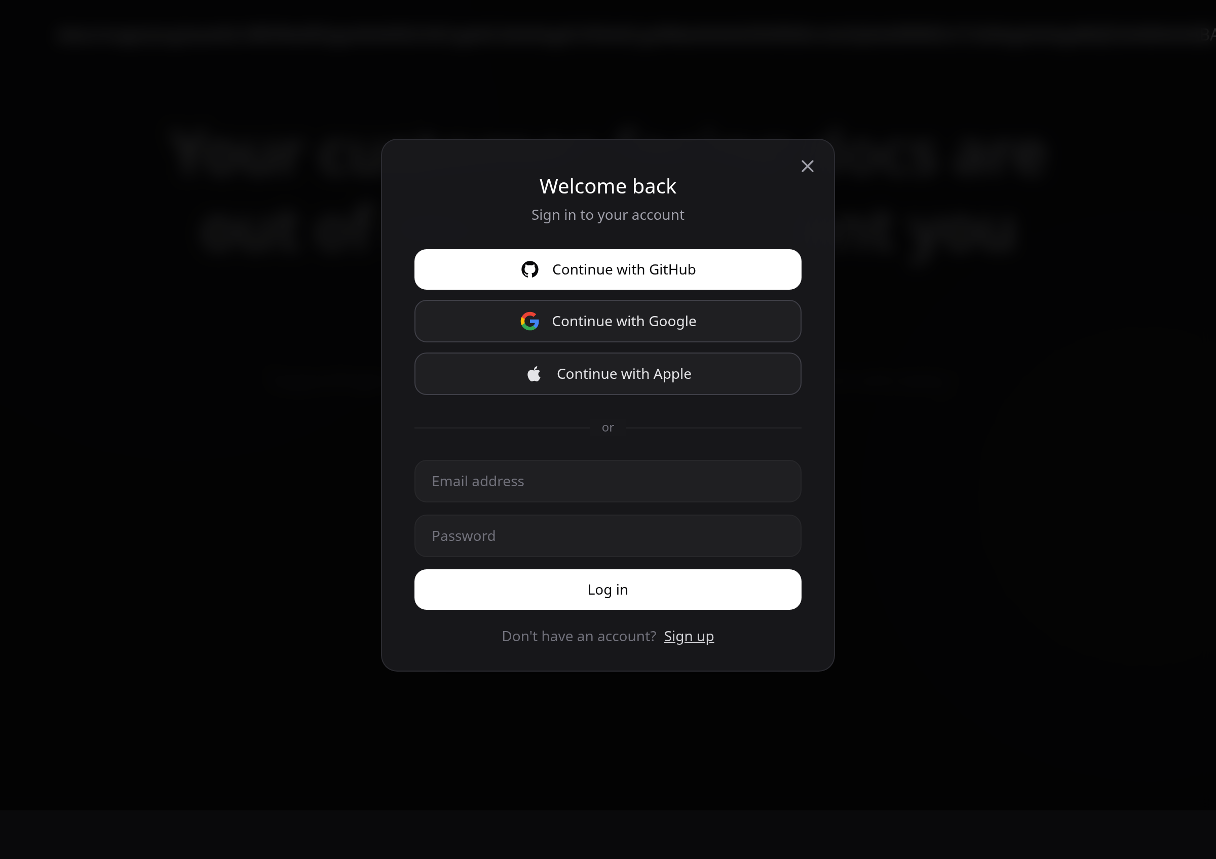 Choose your sign-in provider illustration