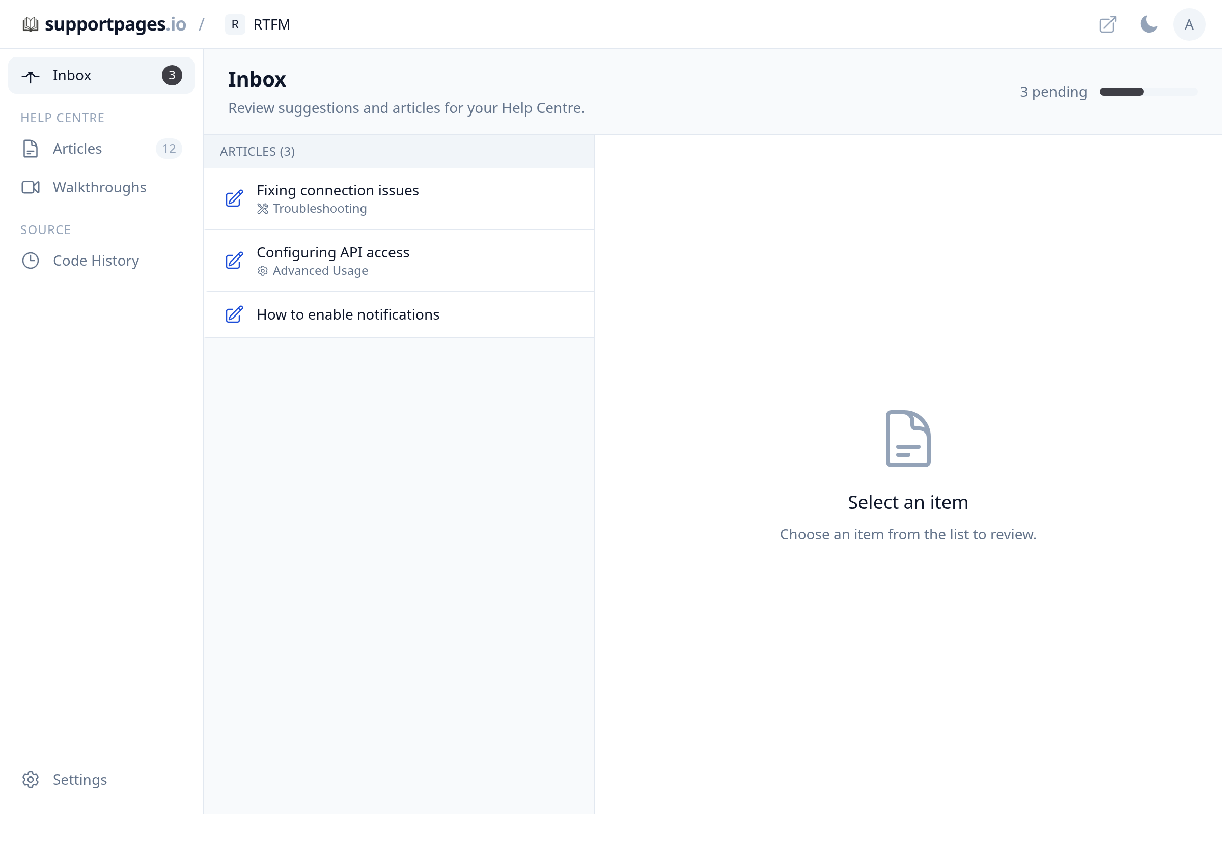 Open the Inbox illustration