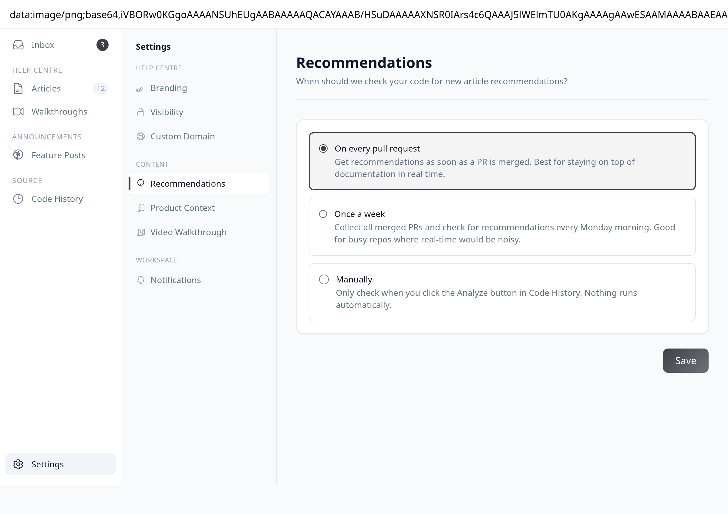Analyze merges manually (optional) illustration