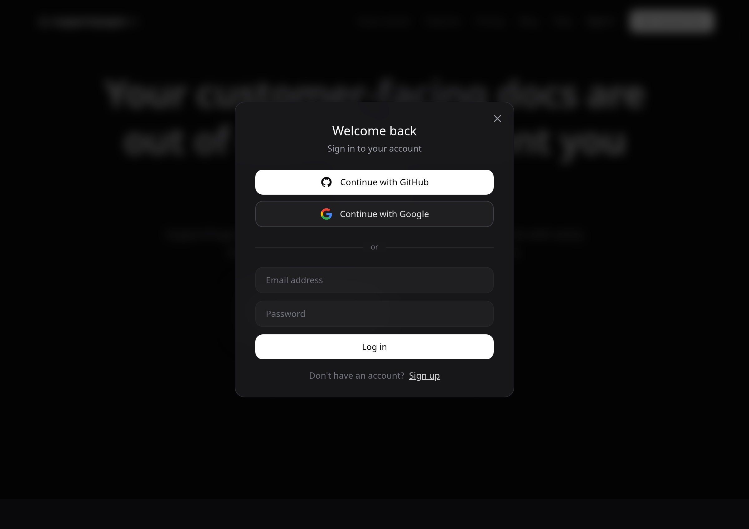 Open the sign-in dialog illustration