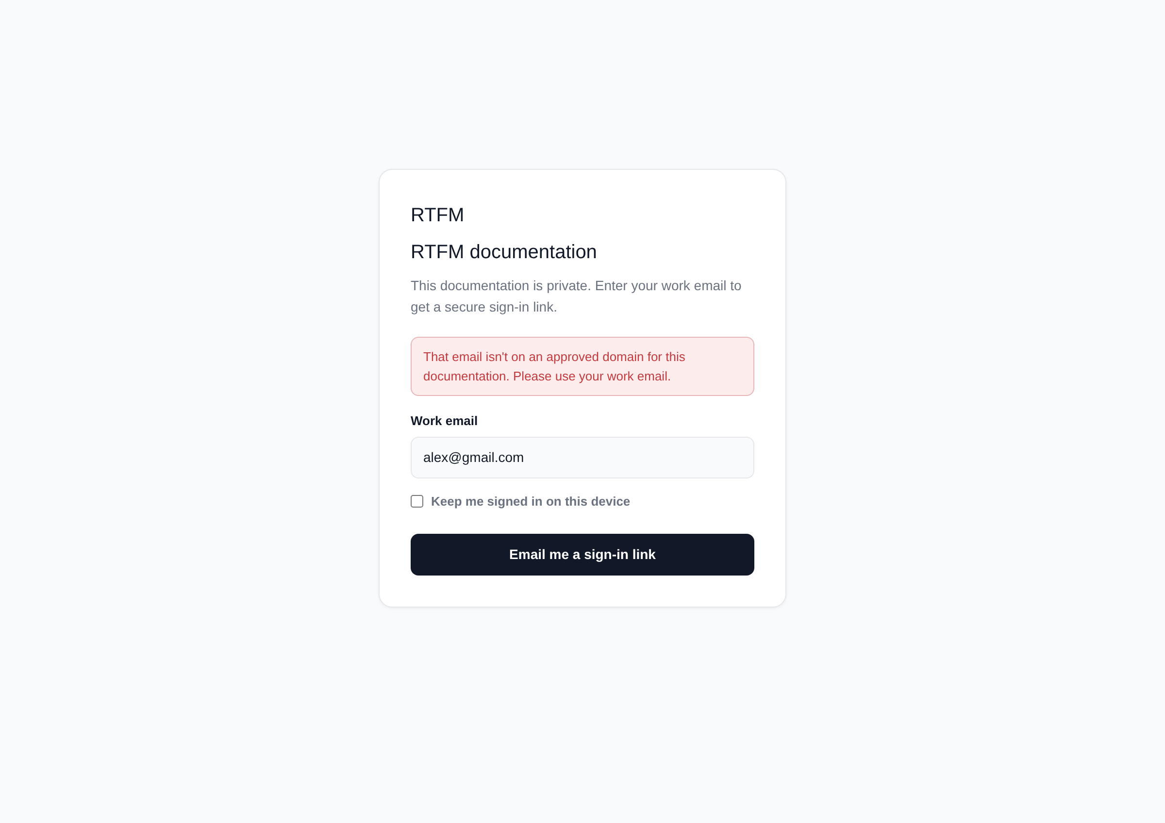 See if they're hitting a domain rejection illustration