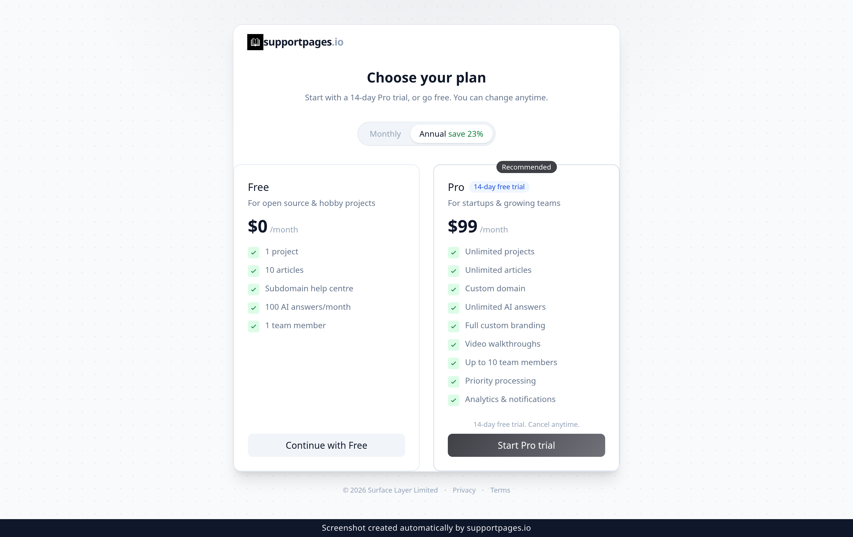 Choose your plan after sign-up illustration