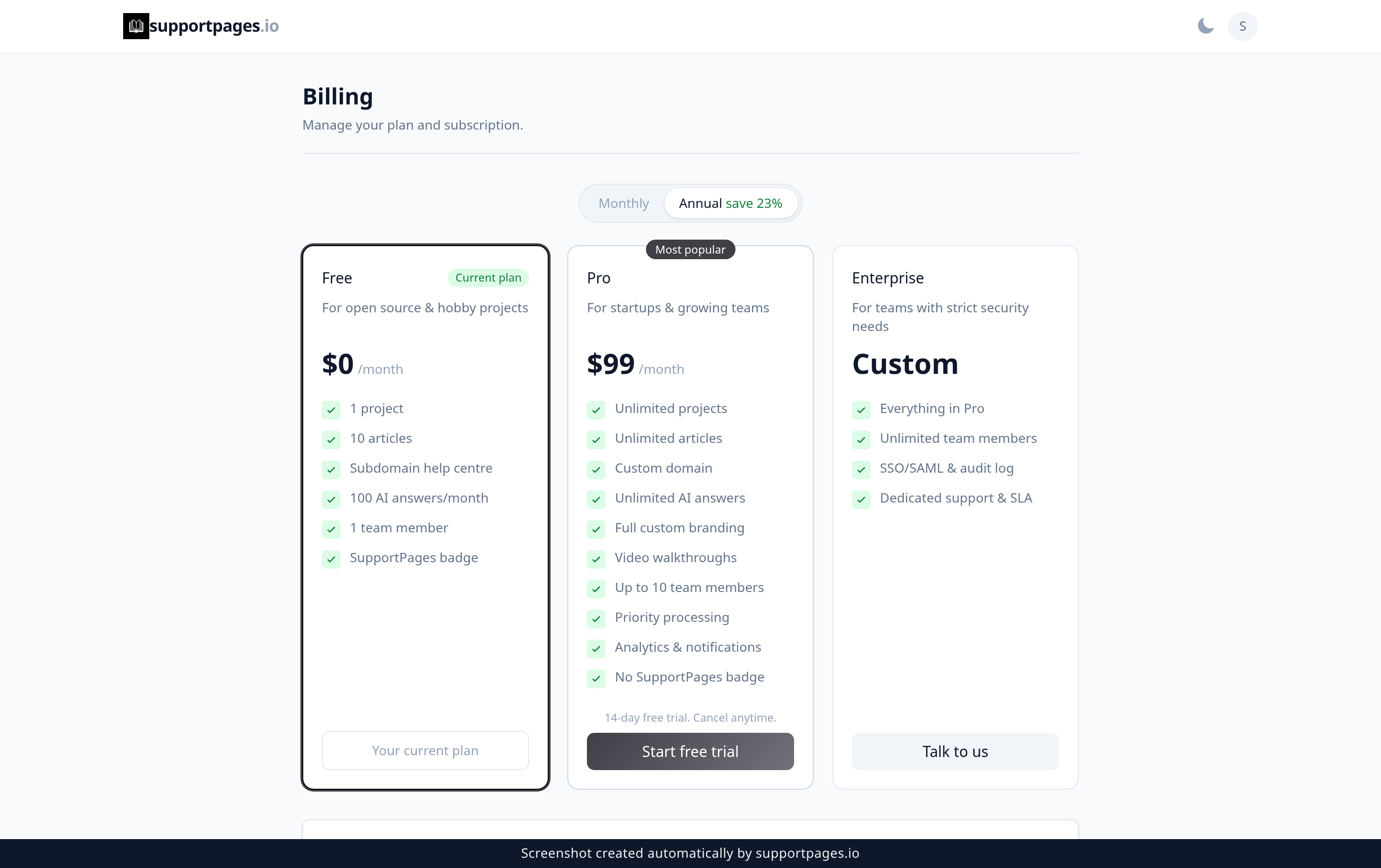 Upgrade from Free whenever you need more illustration